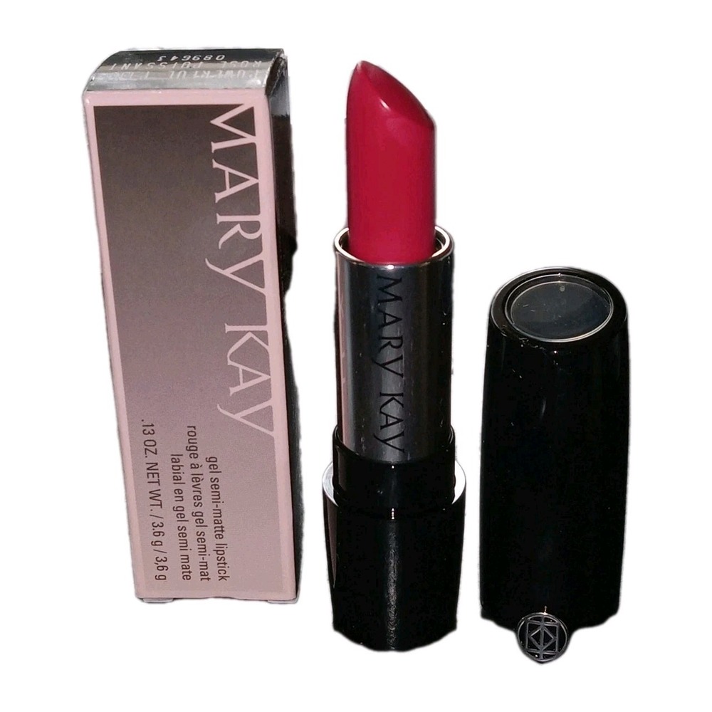 MARY KAY Gel Semi-Matte Lipstick 089643 Powerful Pink NIB